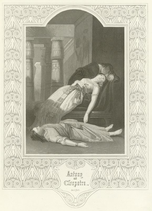 Antonius a Kleopatra, V. dějství, II od Joseph Kenny Meadows