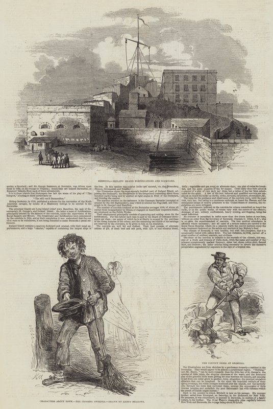 Bermudy, Convict Establishment od Joseph Kenny Meadows
