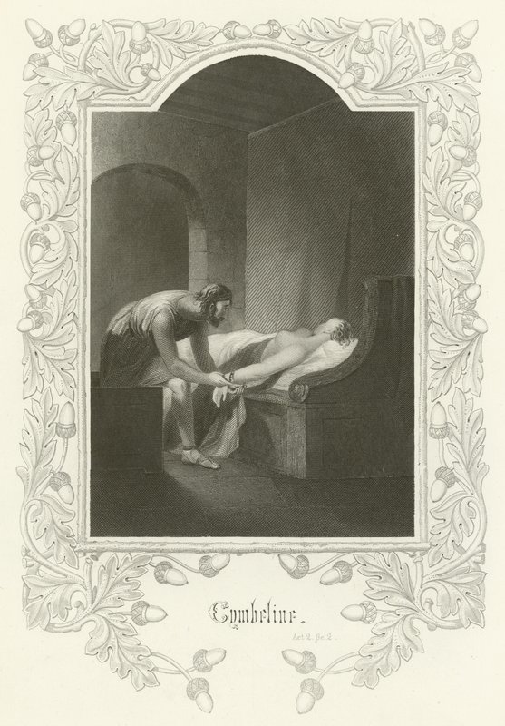 Cymbeline, dějství II, scéna II od Joseph Kenny Meadows
