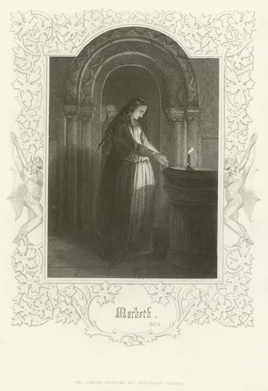 Macbeth, zákon V od Joseph Kenny Meadows