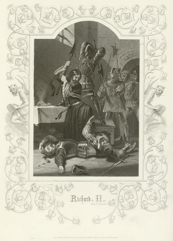 Richard II, dějství V, scéna V od Joseph Kenny Meadows