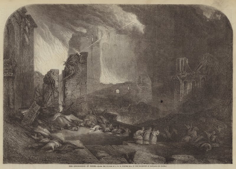 Zkáza Sodomy od Joseph Mallord William Turner