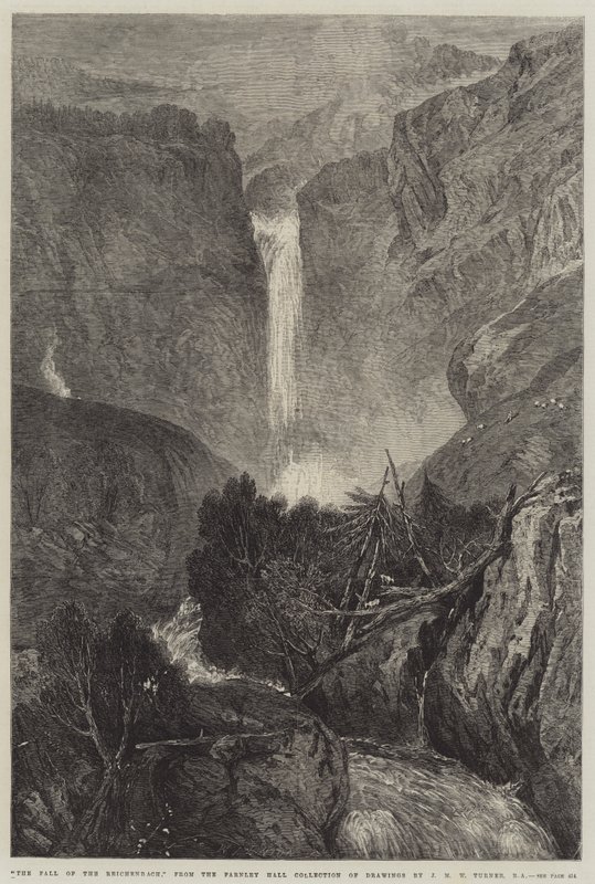 Pád Reichenbachu od Joseph Mallord William Turner