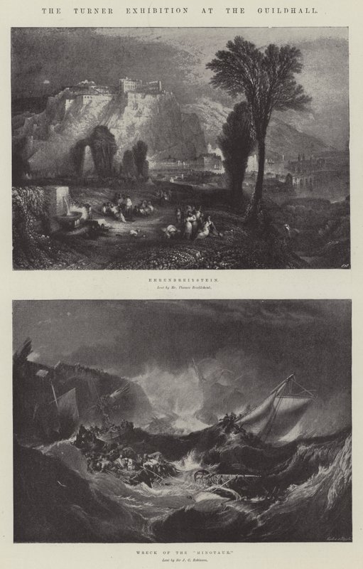 Turnerova výstava v Guildhall od Joseph Mallord William Turner