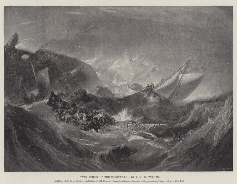 Vrak Minotaura od Joseph Mallord William Turner
