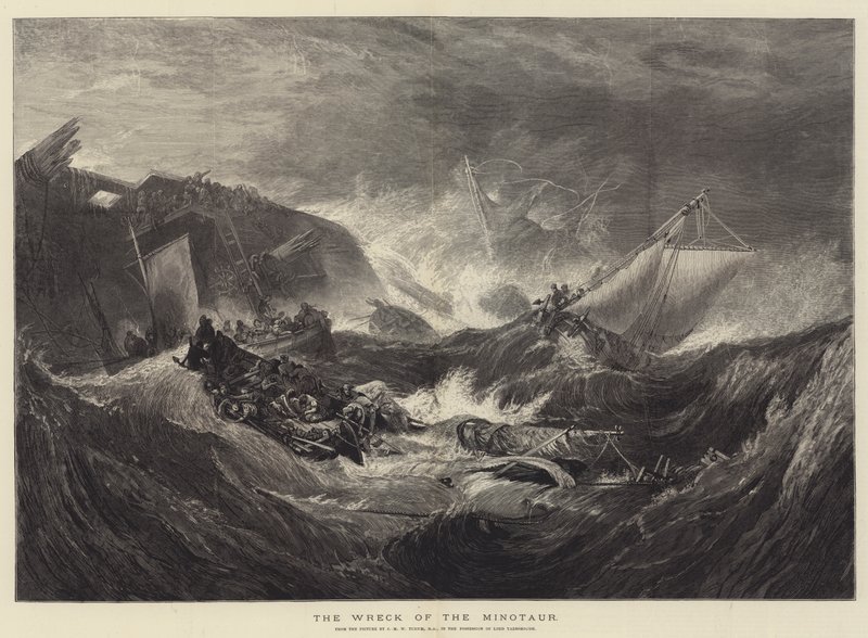 Vrak Minotaura od Joseph Mallord William Turner