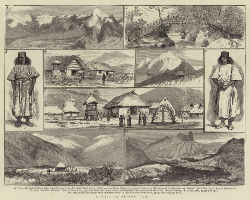 Návštěva Nevady, USA od Joseph Nash