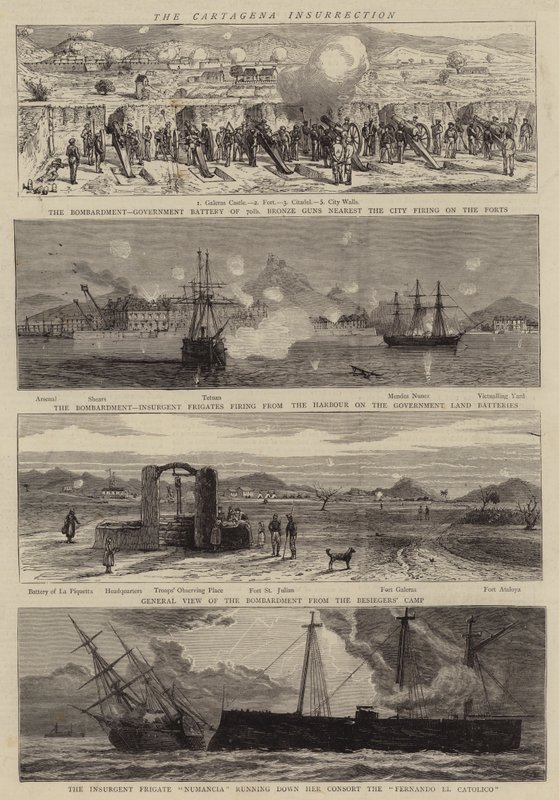 Cartagenské povstání od Joseph Nash