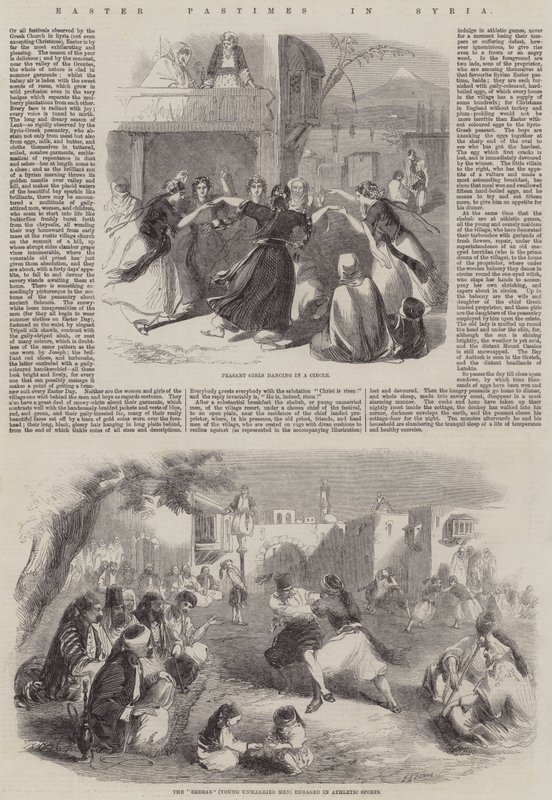 Velikonoční zábavy v Sýrii od Joseph Austin Benwell