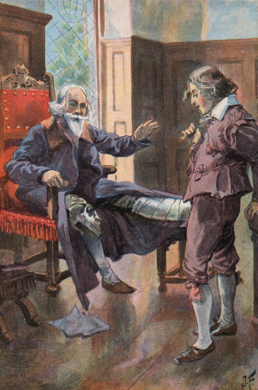 Robinson Crusoe: Můj otec mi skvěle radí (barevné lito) od Joseph (after) Finnemore