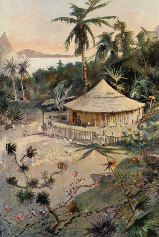 Robinson Crusoe: Stan Willa Atkinse (barva lito) od Joseph (after) Finnemore
