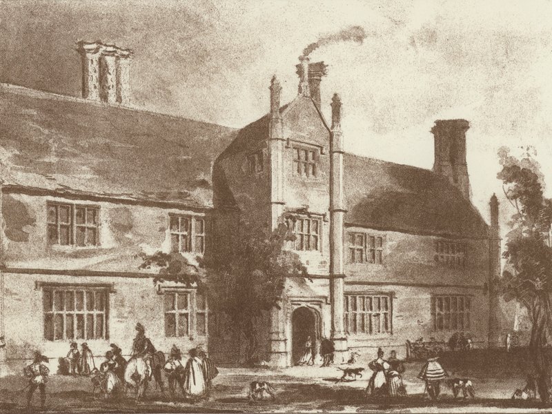 Thorpland Hall, Norfolk (litho) od Joseph (after) Nash