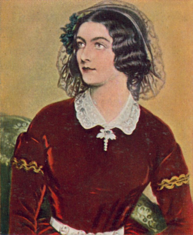 Lola Montez, irská tanečnice, která se stala milenkou bavorského krále Ludvíka I. (barevná litografie) od Joseph Carl (after) Stieler