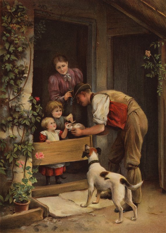 „Není místo jako domov“ (chromolitho) od Joseph Clark