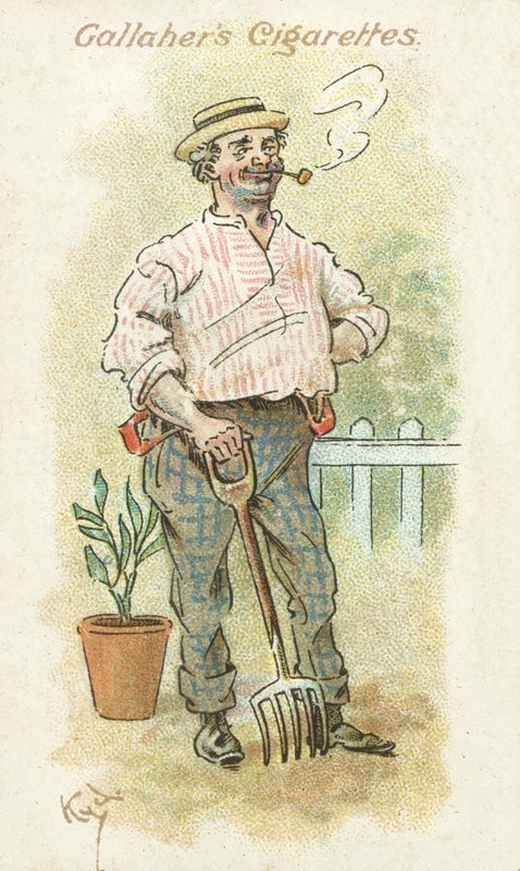 Hlasatelé plevele č. 22 (barevná litografie) od Joseph Clayton (1856 1937) Clarke