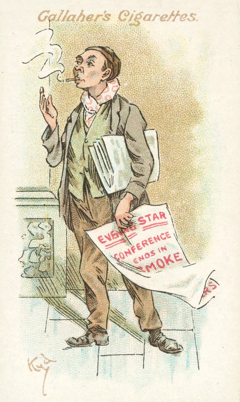 Hlasatelé plevele č. 41 (barevná litografie) od Joseph Clayton (1856 1937) Clarke