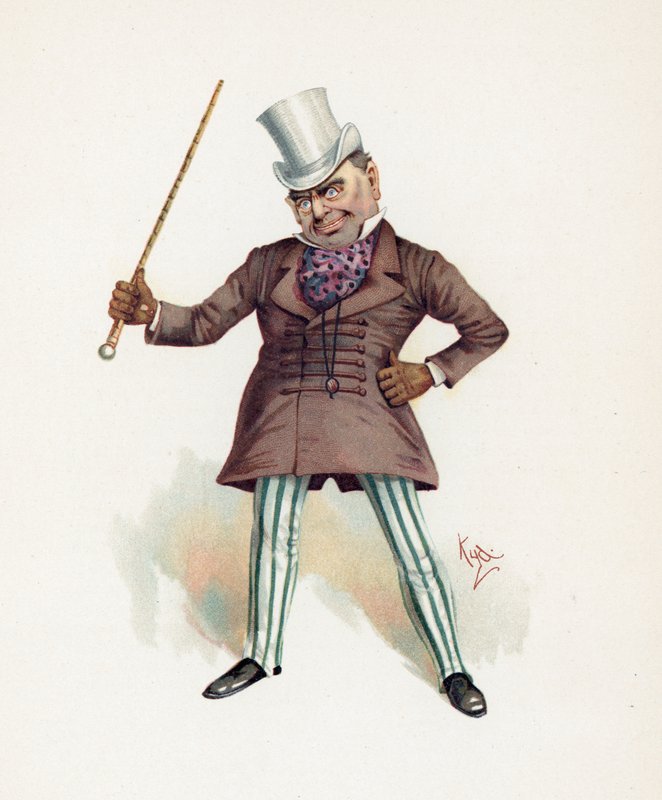 Major Bagstock, ilustrace z 