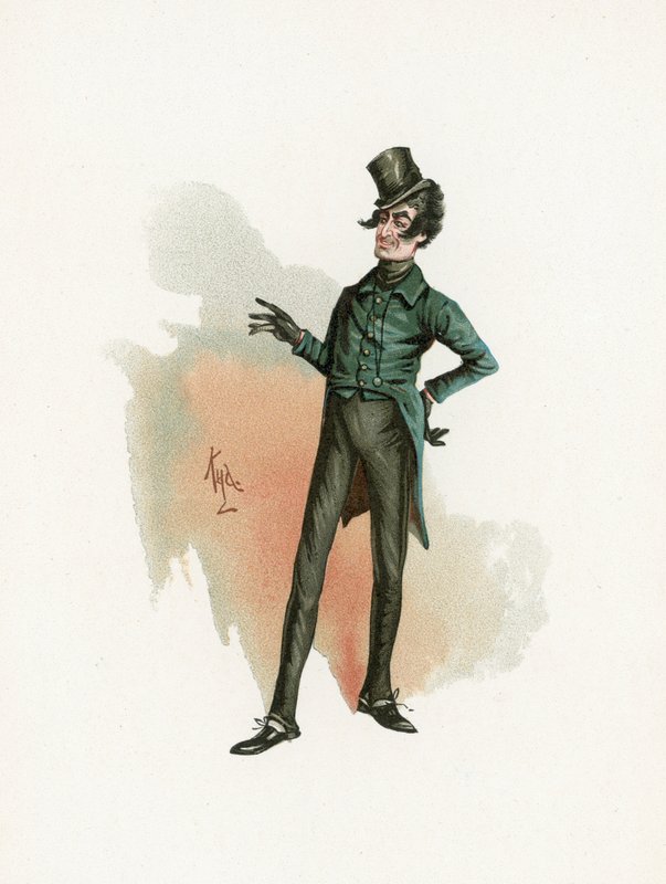 Pan Alfred Jingle, ilustrace z knihy 