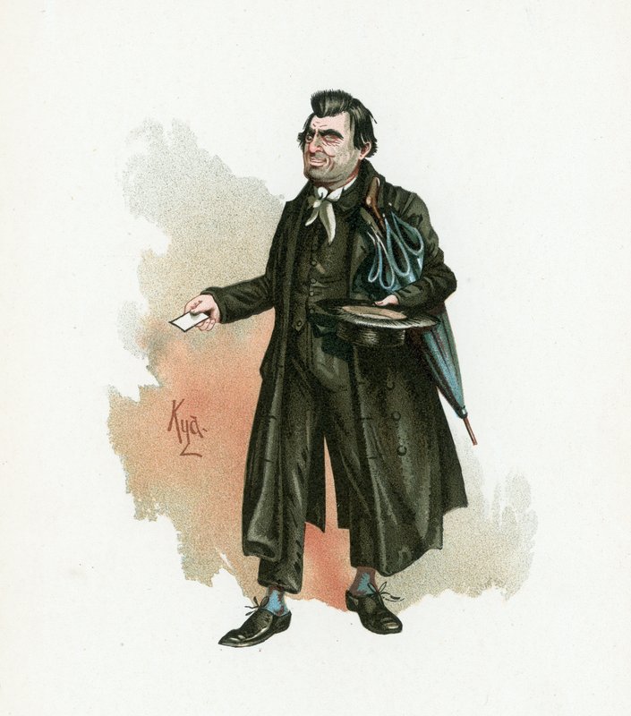 Mr Whackford Squeers, ilustrace z 
