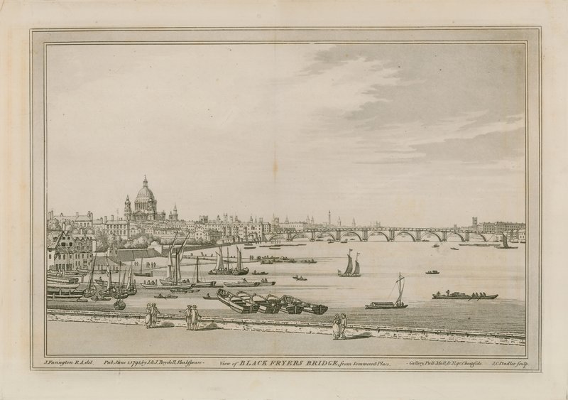 Most Blackfriars od Joseph Farington