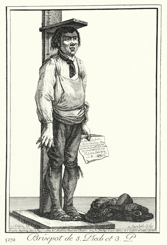 A Five Foot Three Inch Crackpot (rytina) od Joseph Franz von (after) Goez