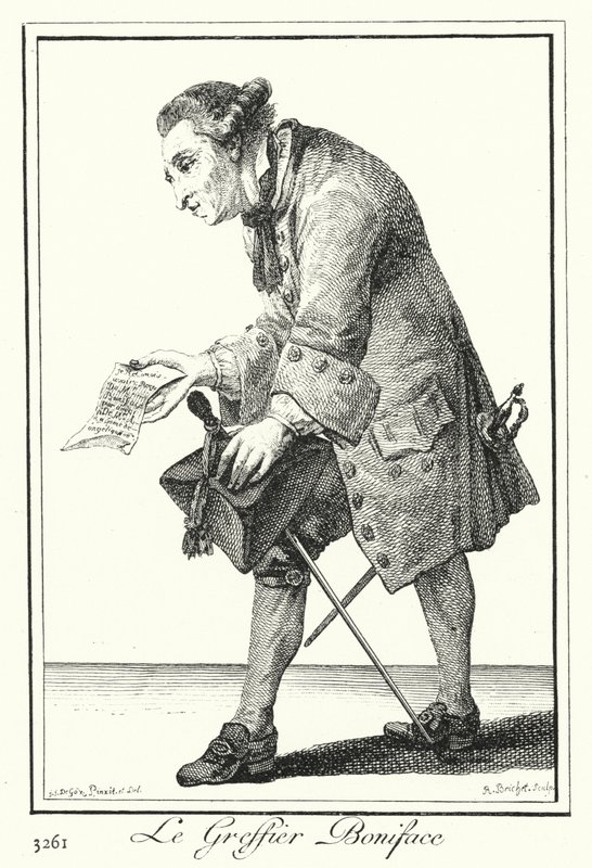 Clerk Boniface (rytina) od Joseph Franz von (after) Goez