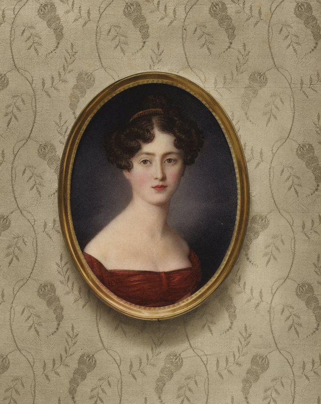 Portrét Babette Horscheltové, rozené Ecknerové od Joseph Heigel