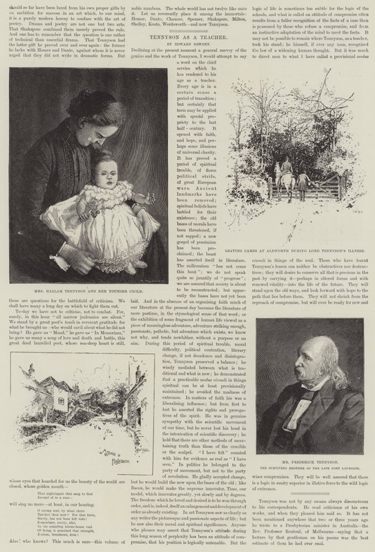 Alfred, Baron Tennyson, laureát básníka od Joseph Holland Tringham