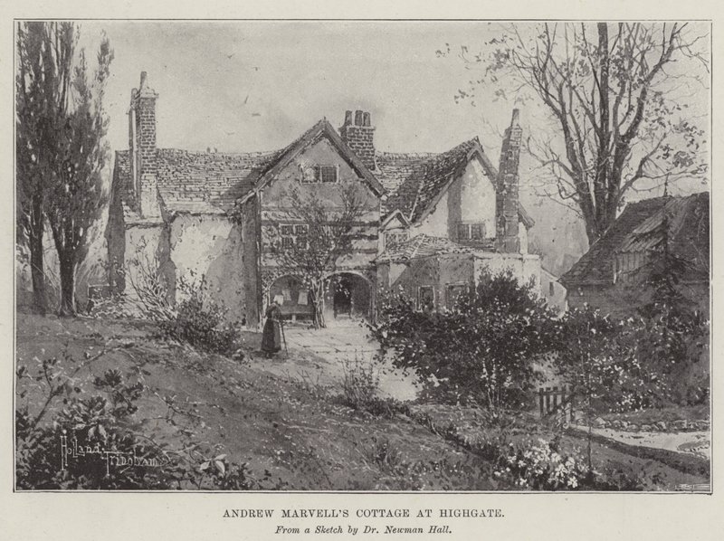 Chata Andrewa Marvella v Highgate od Joseph Holland Tringham