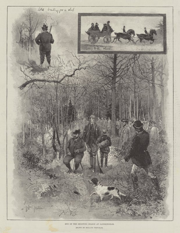 Konec střelecké sezóny v Sandringhamu od Joseph Holland Tringham