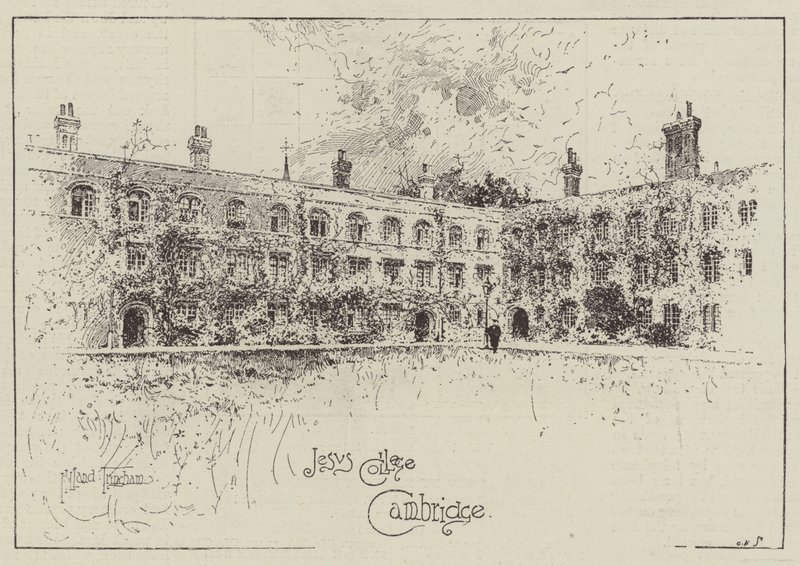 Jesus College, Cambridge od Joseph Holland Tringham