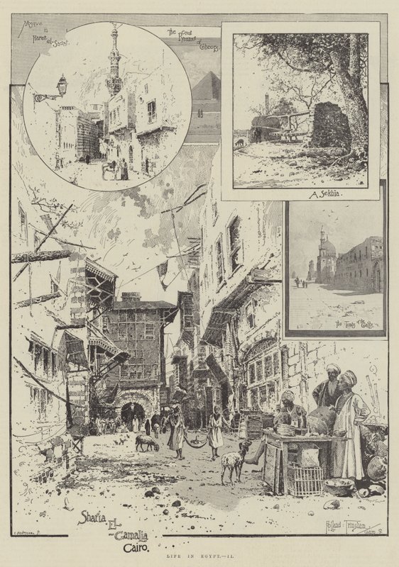 Život v Egyptě od Joseph Holland Tringham