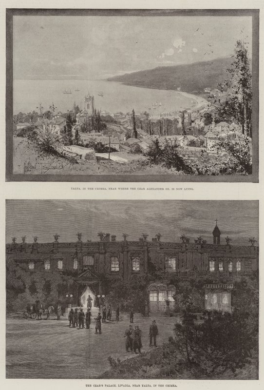 Smrt Alexandra III Ruska od Joseph Holland Tringham