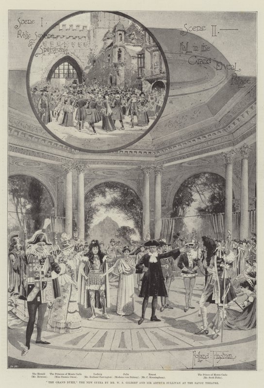 Grand Duke, Nová opera pana W. S. Gilberta a Sira Arthura Sullivana v Savoy Theatre od Joseph Holland Tringham