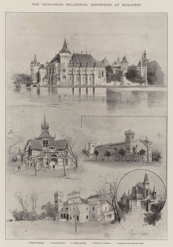 Maďarská miléniová výstava v Budapešti od Joseph Holland Tringham