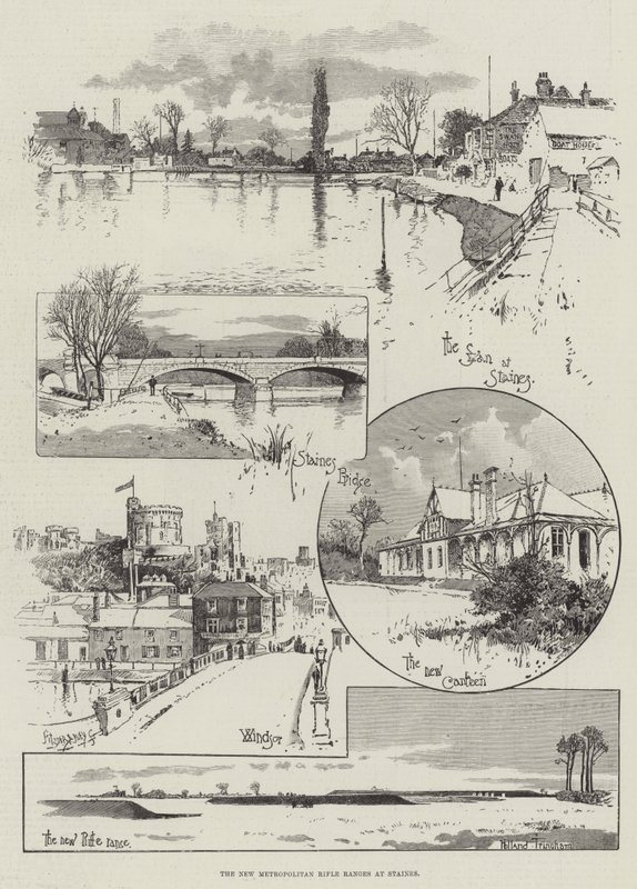 Nové metropolitní střelnice ve Staines od Joseph Holland Tringham