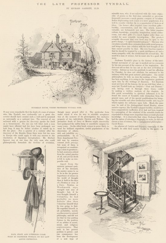 Zesnulý profesor Tyndall od Joseph Holland Tringham