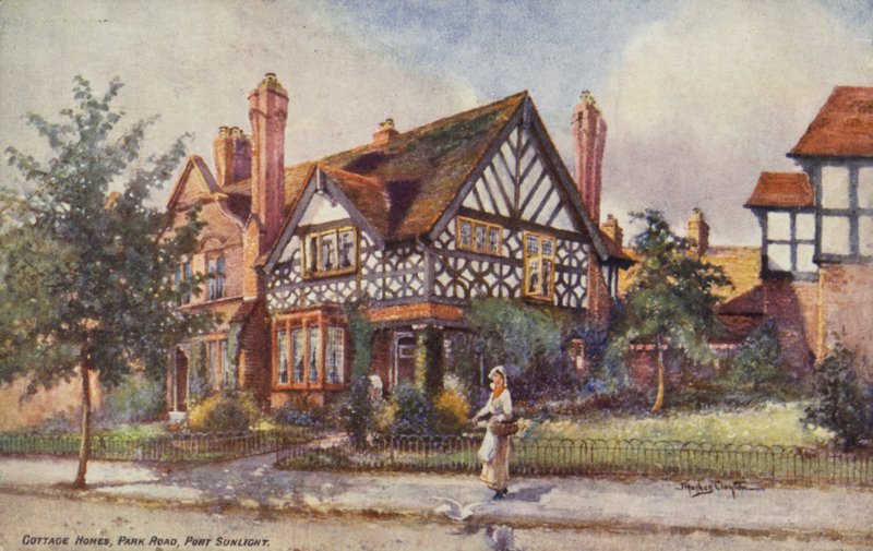 Cottage Homes, Park Road, Port Sunlight od Joseph Hughes Clayton