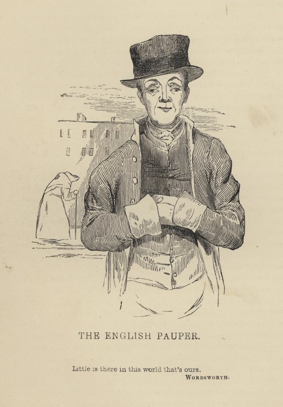Kenny Meadows: The English Pauper (rytina) od Joseph Kenny (after) Meadows