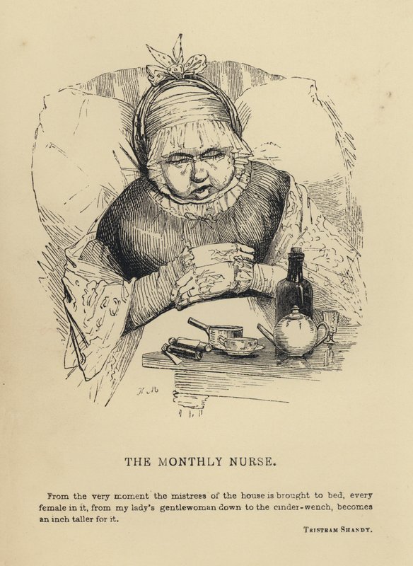 Kenny Meadows: The Monthly Nurse (rytina) od Joseph Kenny (after) Meadows