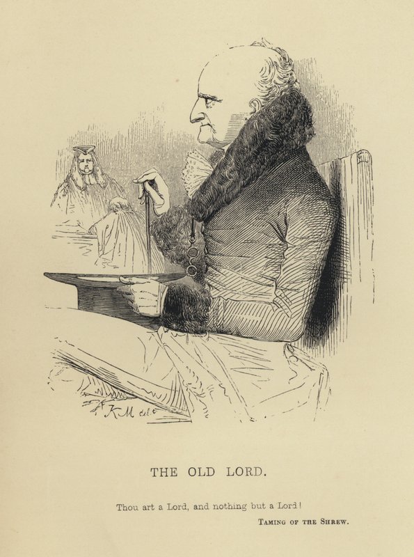 Kenny Meadows: The Old Lord (rytina) od Joseph Kenny (after) Meadows