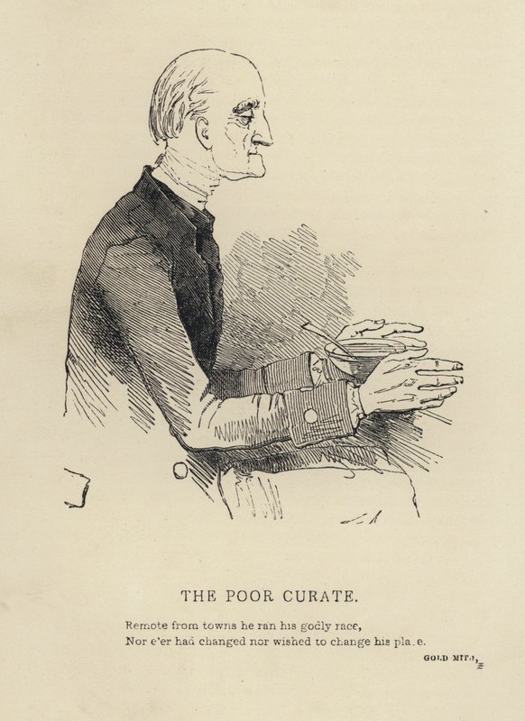Kenny Meadows: The Poor Curate (rytina) od Joseph Kenny (after) Meadows