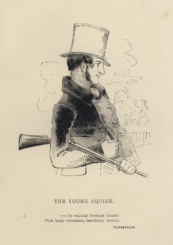 Kenny Meadows: The Young Squire (rytina) od Joseph Kenny (after) Meadows