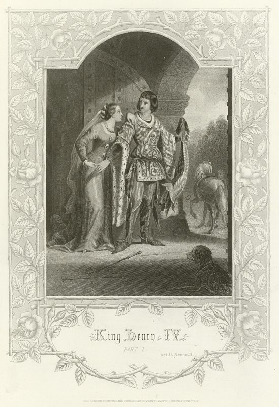 Král Jindřich IV., část I, dějství II, scéna III od Joseph Kenny Meadows