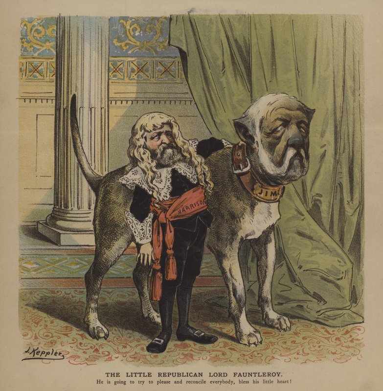 Malý republikánský lord Fauntleroy (barva lito) od Joseph Keppler