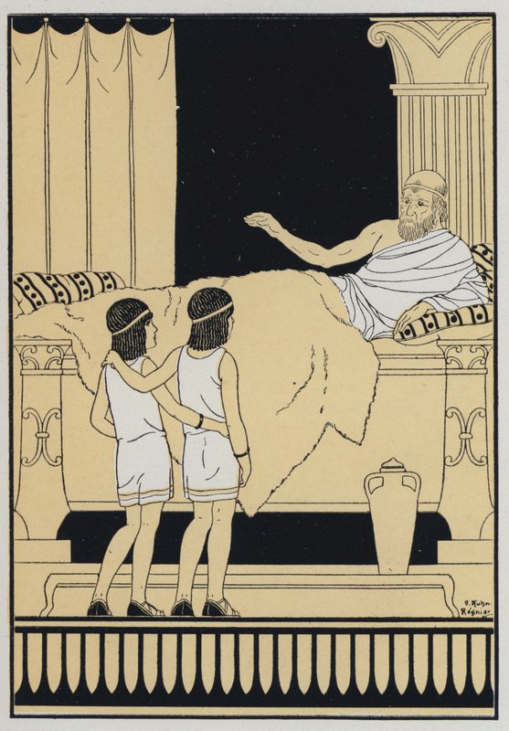 Historie krále Procas a jeho dvou synů od Joseph Kuhn Regnier