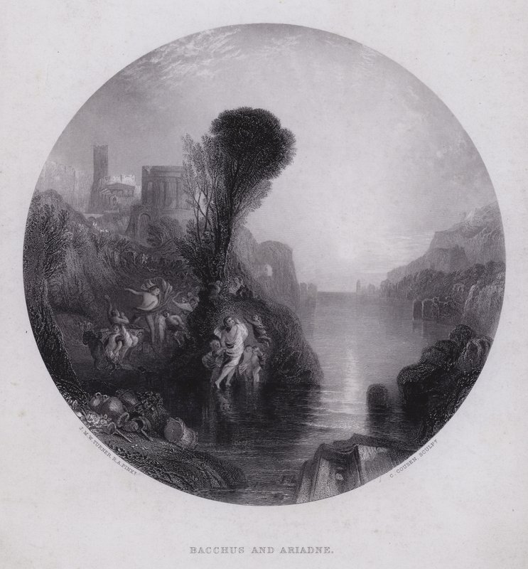 Bakchus a Ariadna od Joseph Mallord William Turner