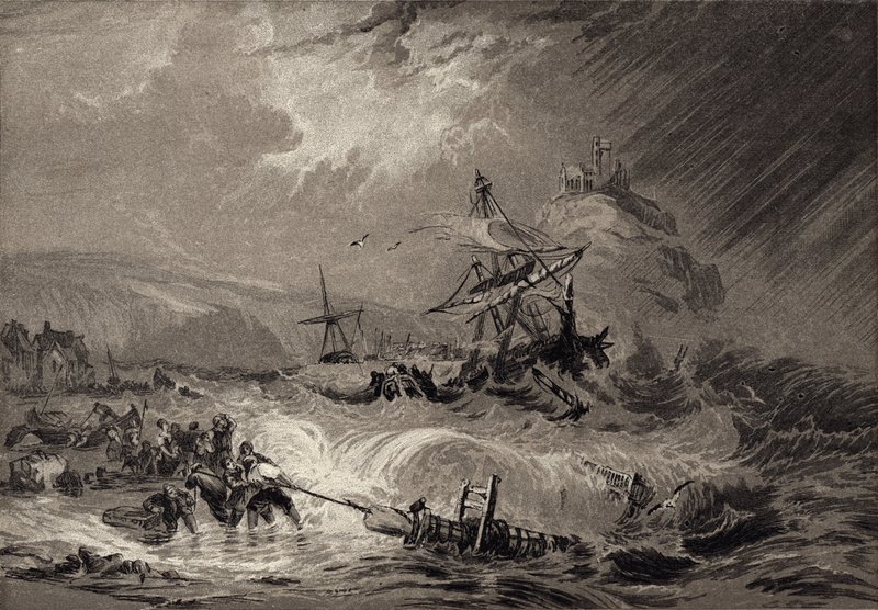 Hora svatého Michala od Joseph Mallord William Turner