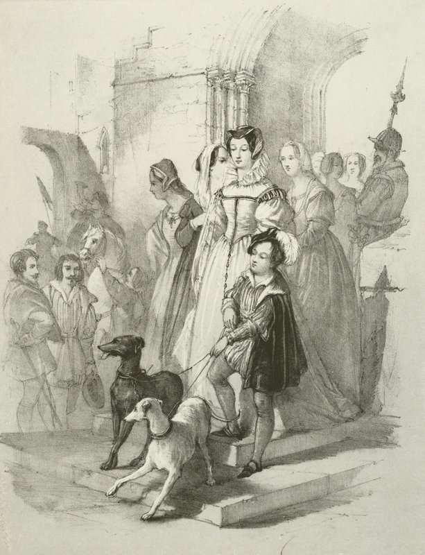 Marie Skotské od Joseph Nash