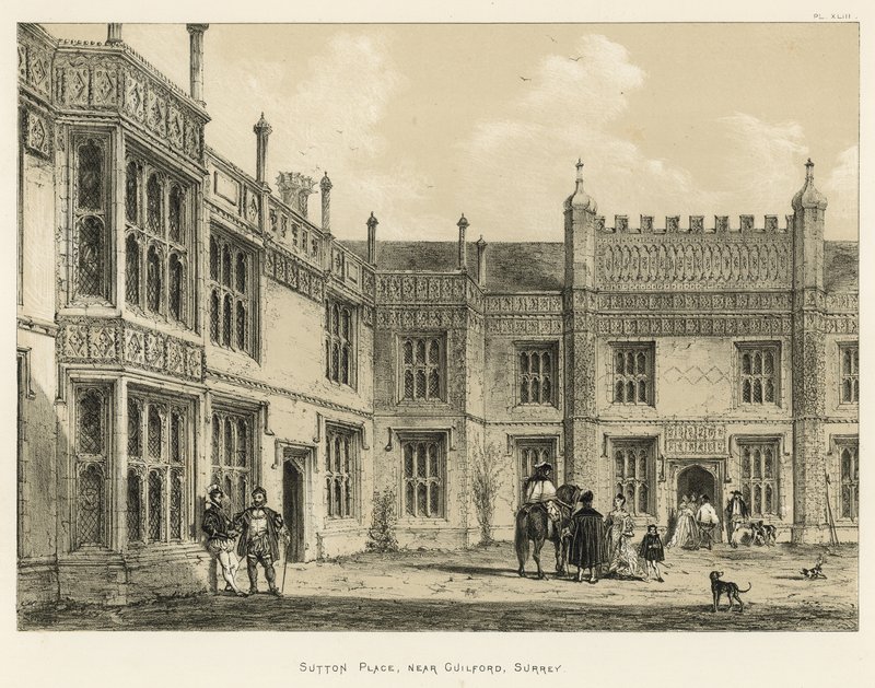 Sutton Place, poblíž Guildford, Surrey od Joseph Nash